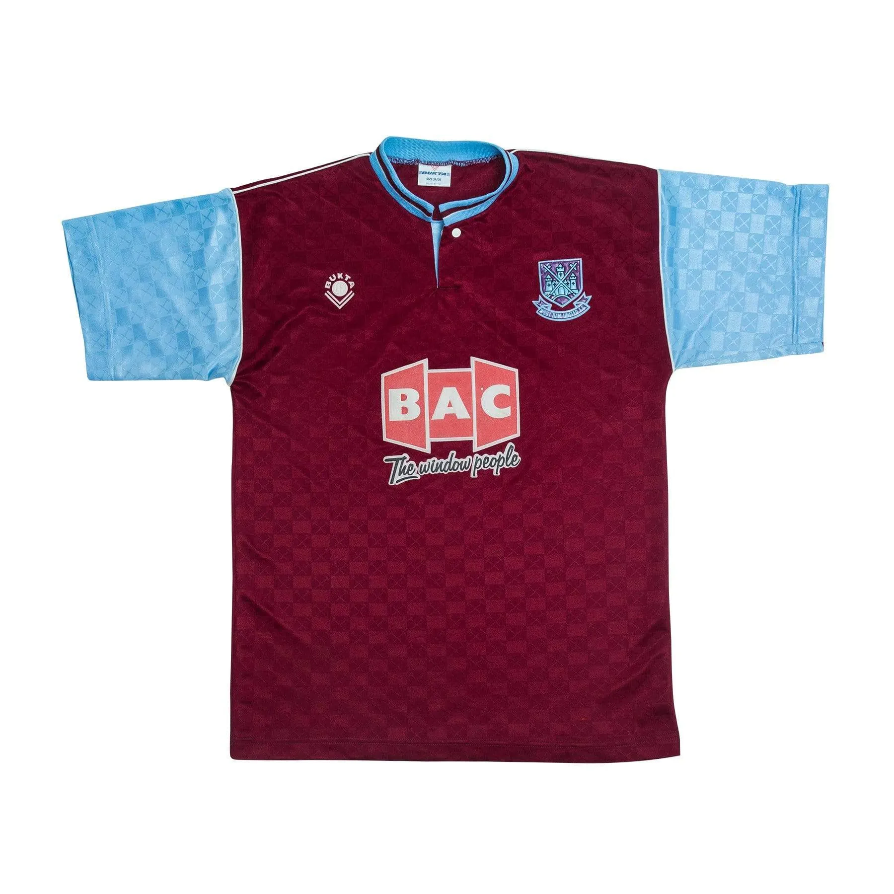 1989-91 West Ham home shirt XS