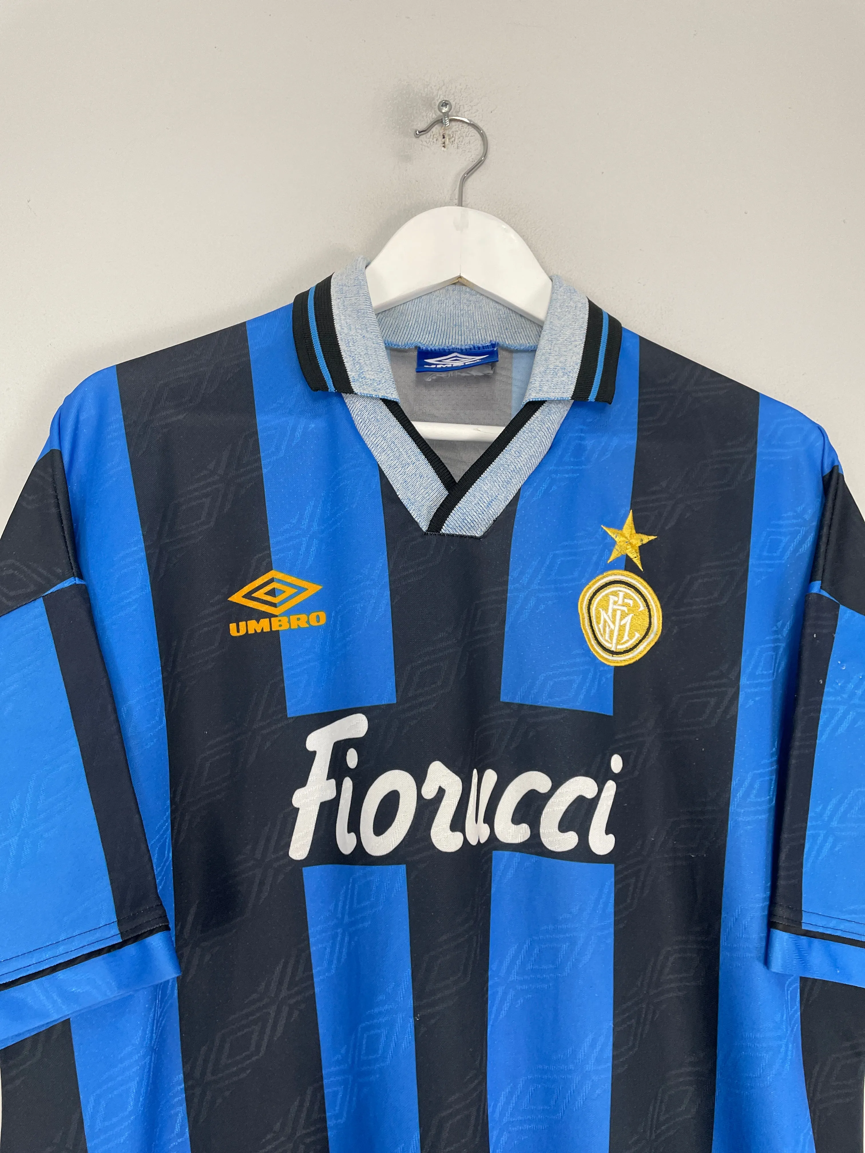 1994/95 INTER MILAN HOME SHIRT (XL) UMBRO