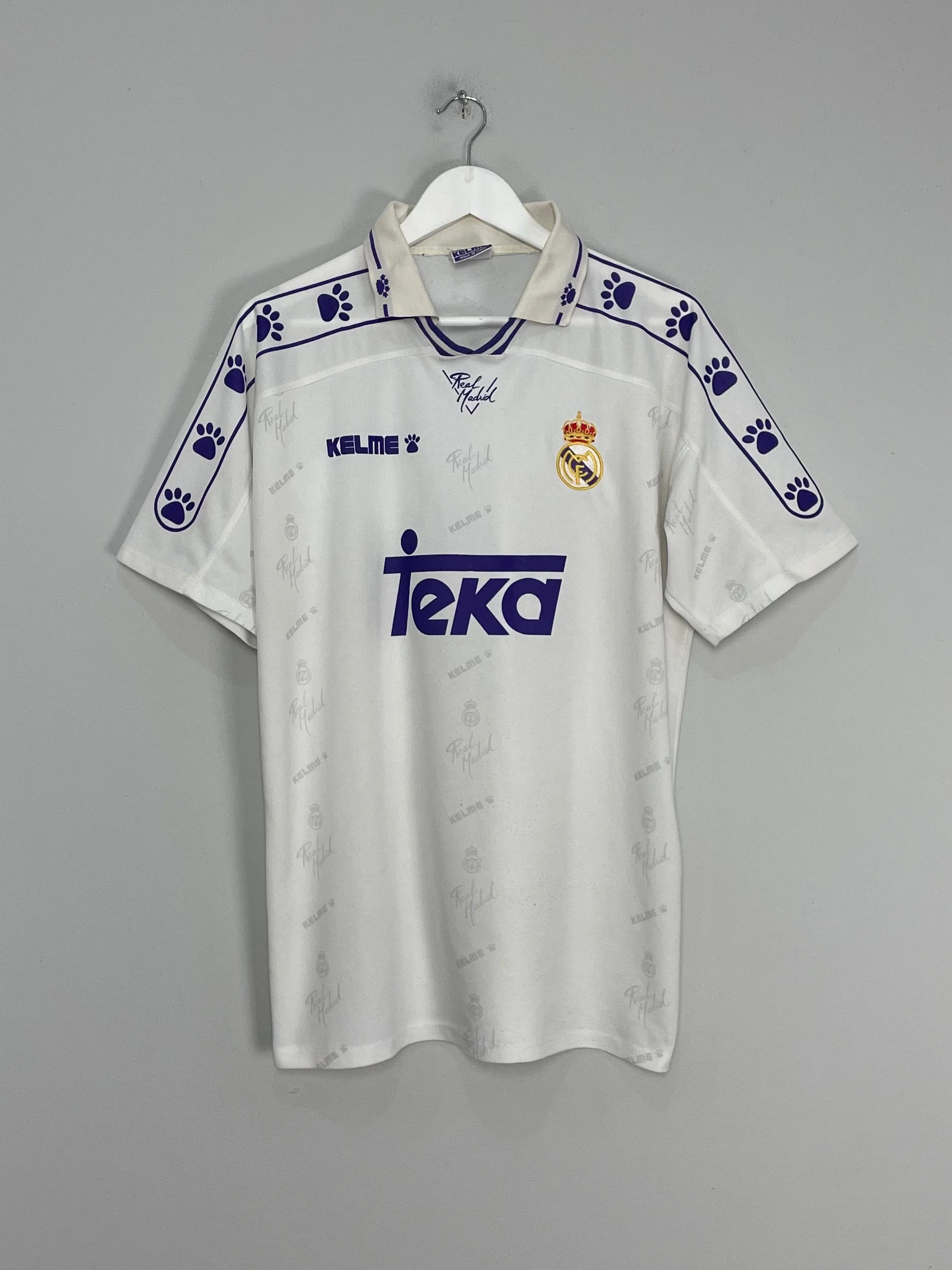 1994/95 REAL MADRID HOME SHIRT (M) KELME