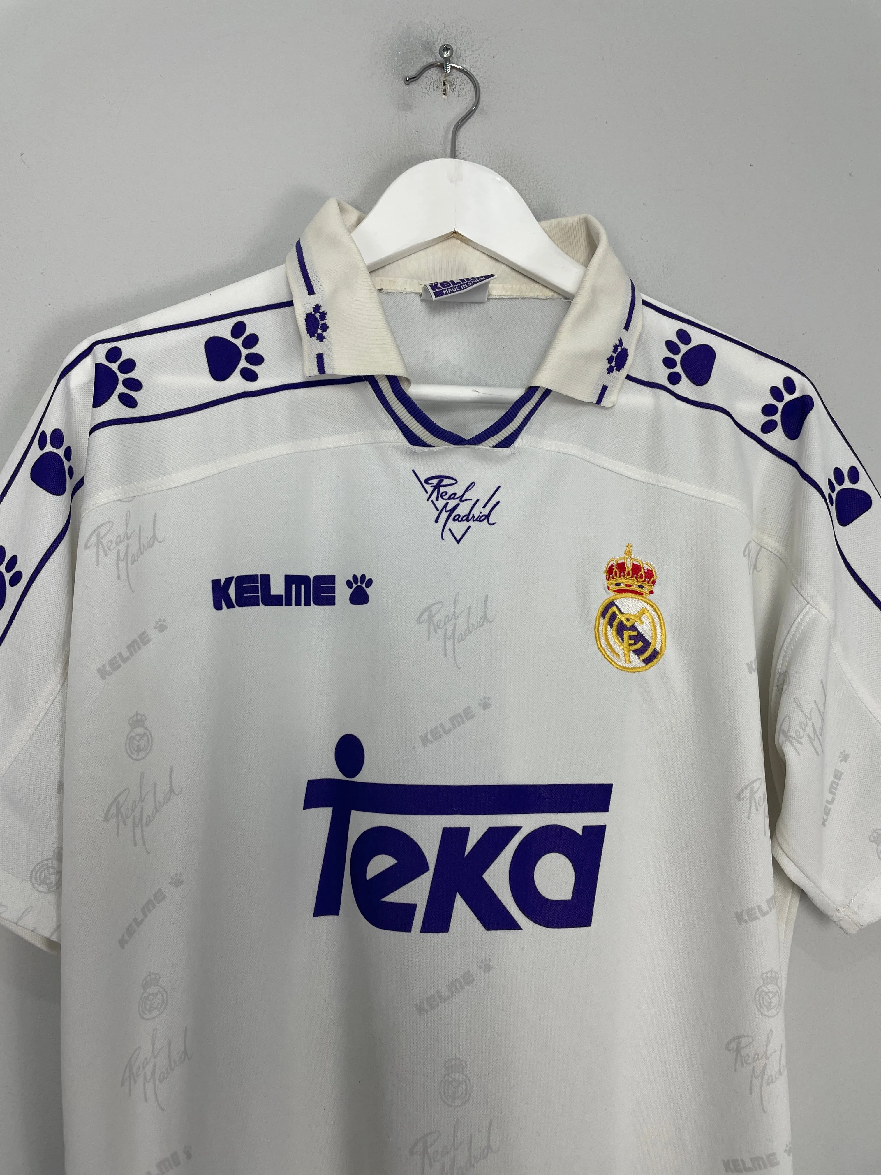 1994/95 REAL MADRID HOME SHIRT (M) KELME