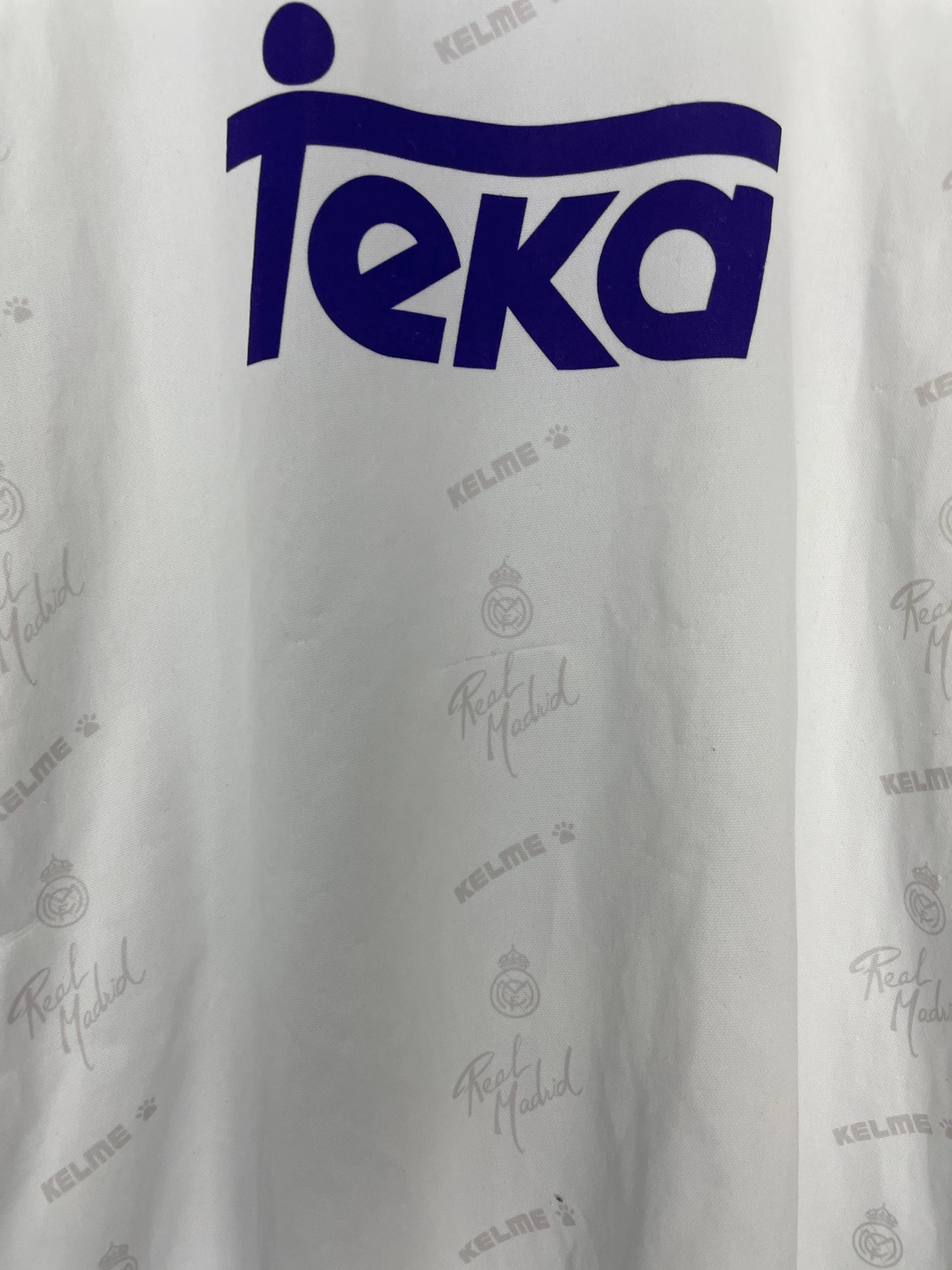 1994/96 REAL MADRID #8 HOME SHIRT (M) KELME