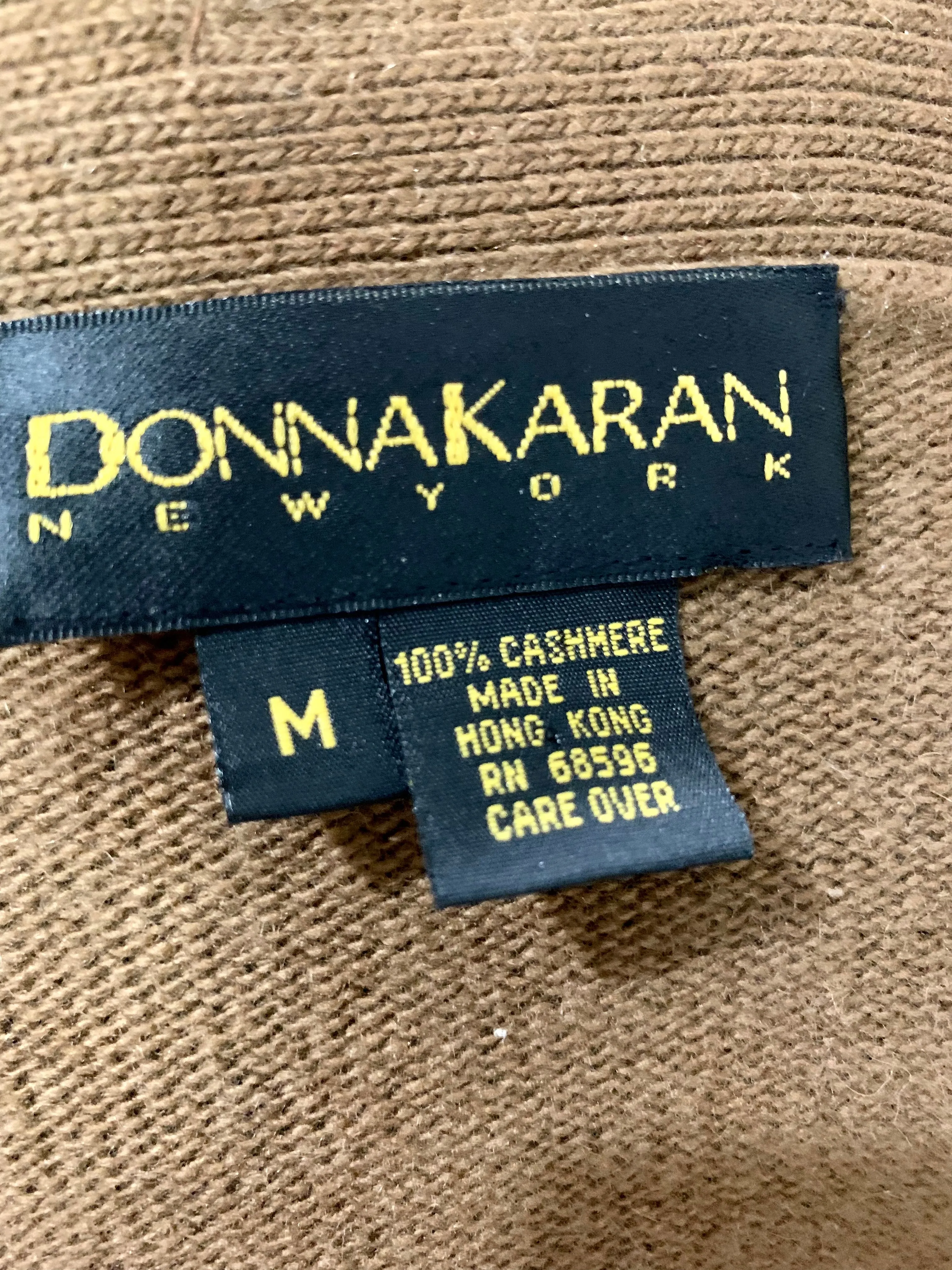 90’s Fur Collar and Cashmere Coat by Donna Karan