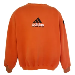 Adidas Equipment Rare 90s Embroidered Orange Sweatshirt (XL)