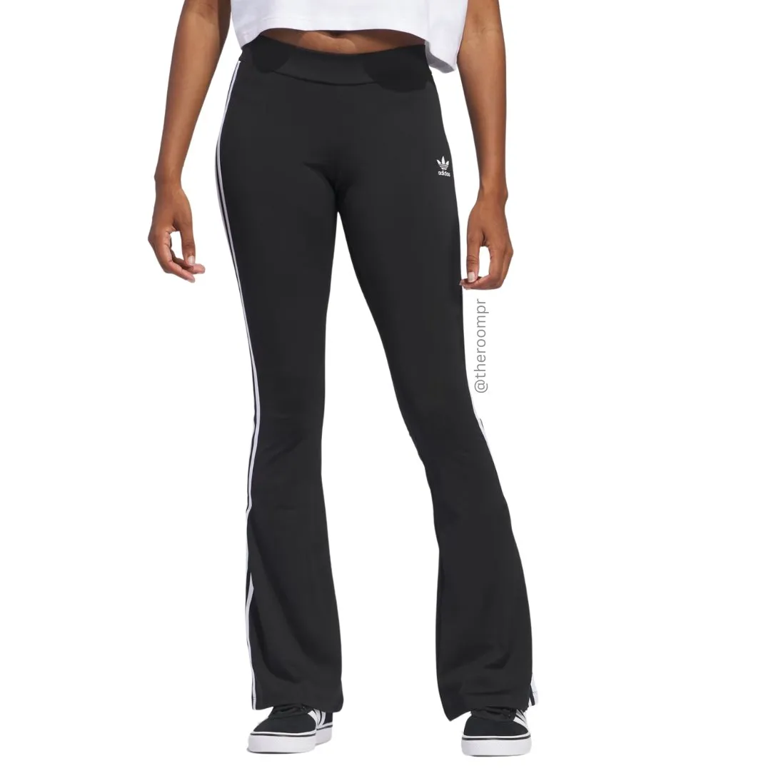 Adidas Women's Lifestyle Flared Pants - Black