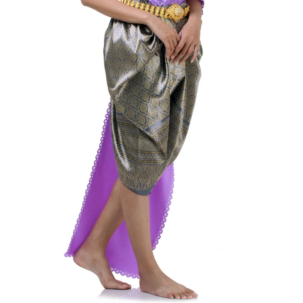 Authentic Chut Thai Women’s Costume Heritage Splendor
