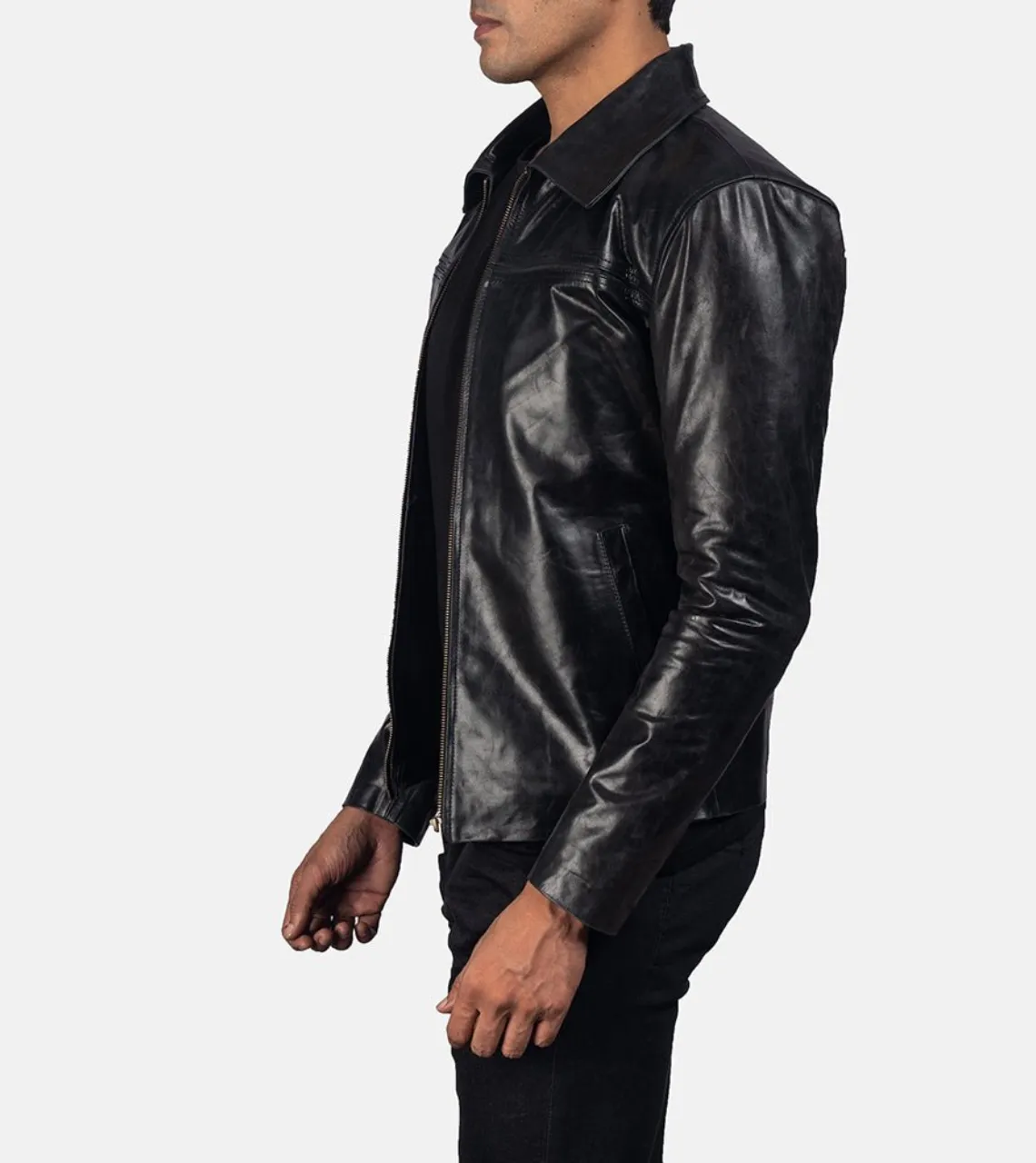Aventail Men's Cow Skin Leather Jacket