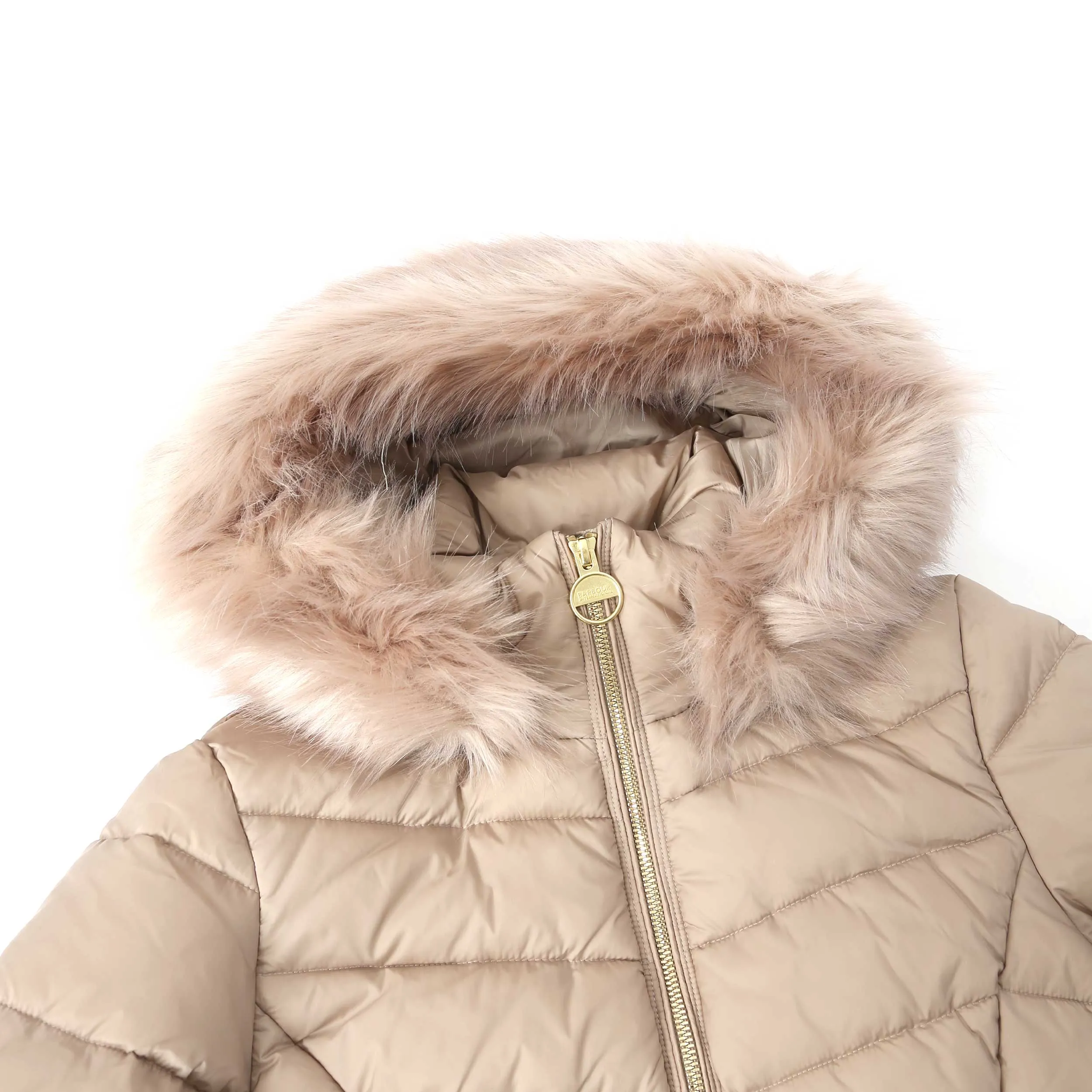 Barbour Island Ladies Quilted Jacket in Light Trench