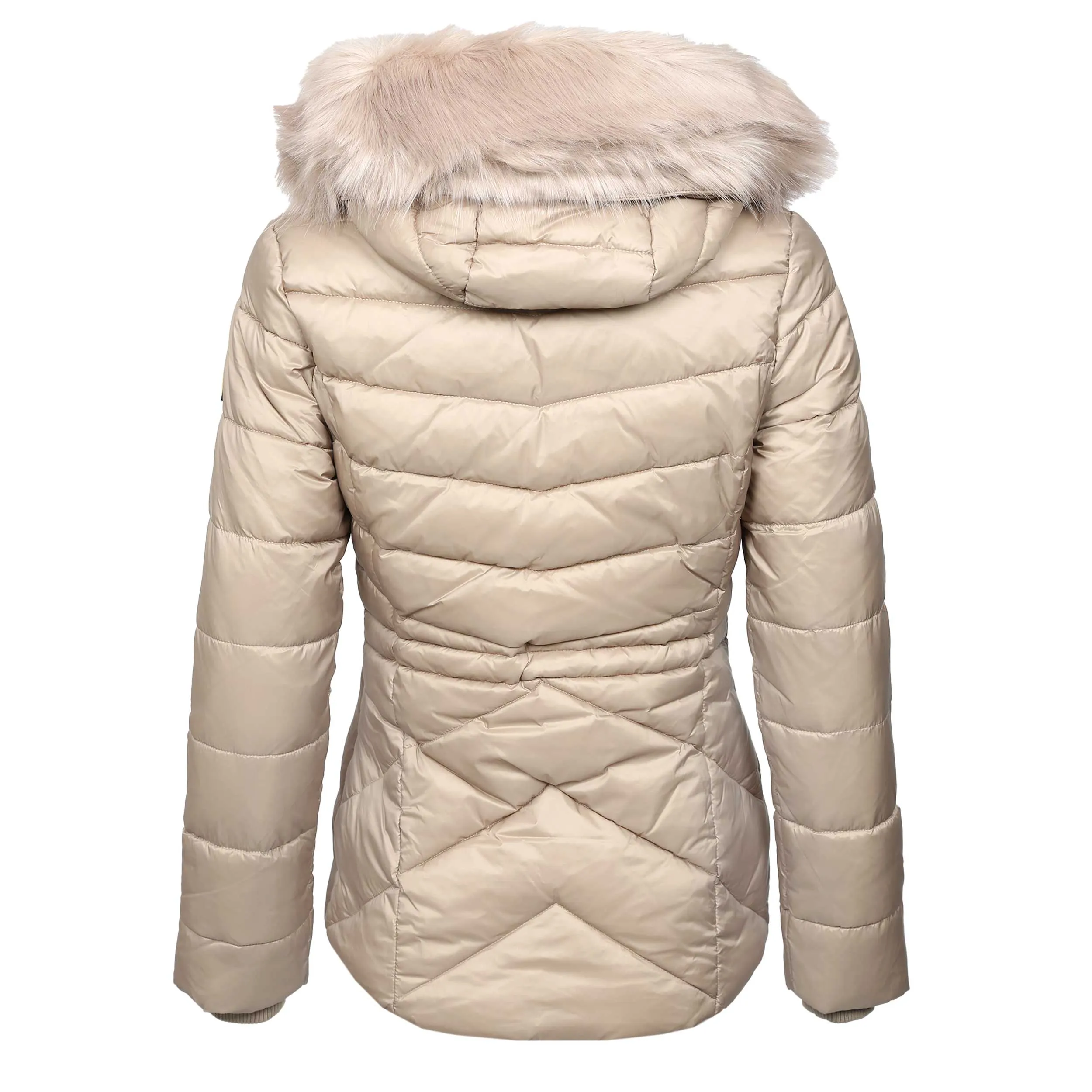 Barbour Island Ladies Quilted Jacket in Light Trench