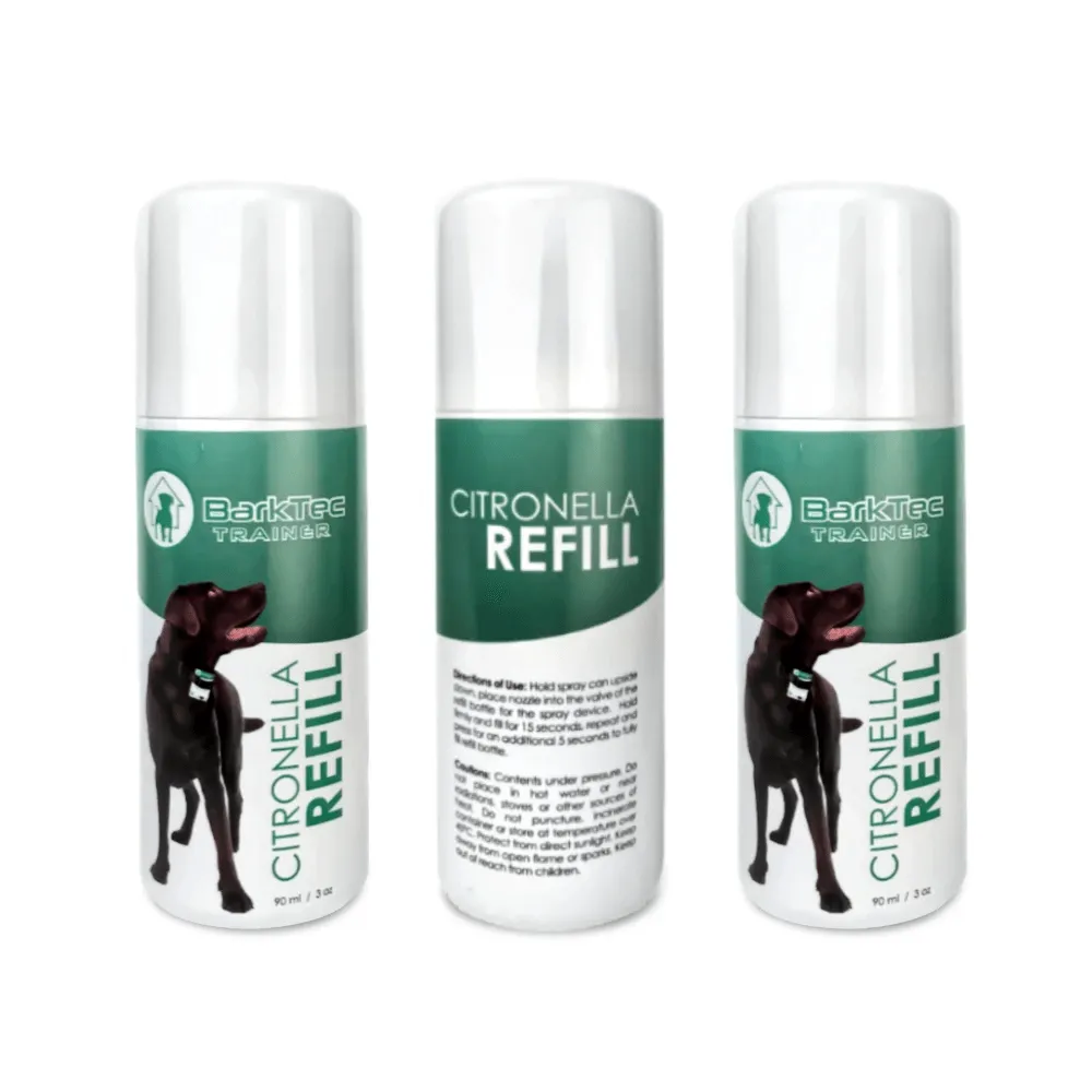 Barktec BT-105  Citronella Spray Refill 3 Pack