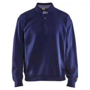 Bl&#xE5;kl&#xE4;der&#x20;3370-1158&#x20;Sweatshirt&#x20;with&#x20;Collar&#x20;-&#x20;Navy