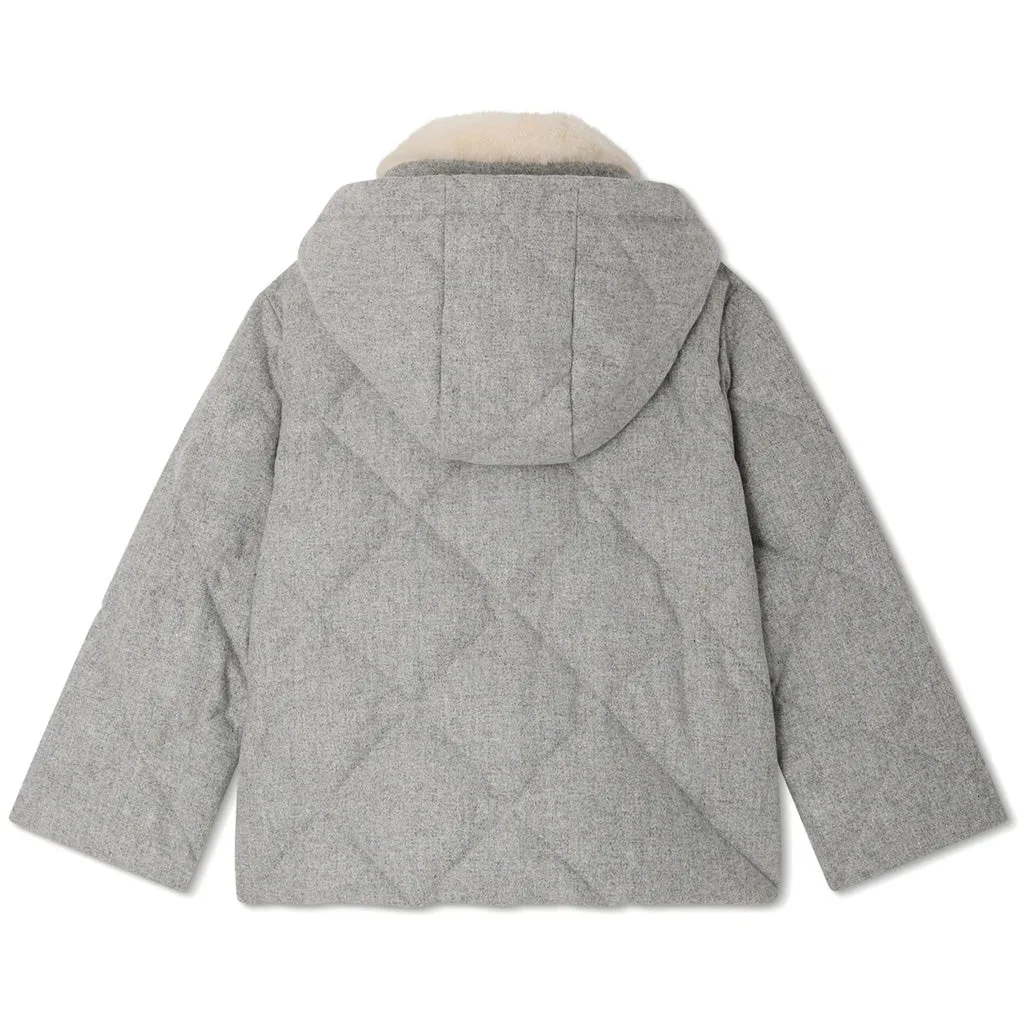Bonpoint Modesty Double-Breasted Down Jacket