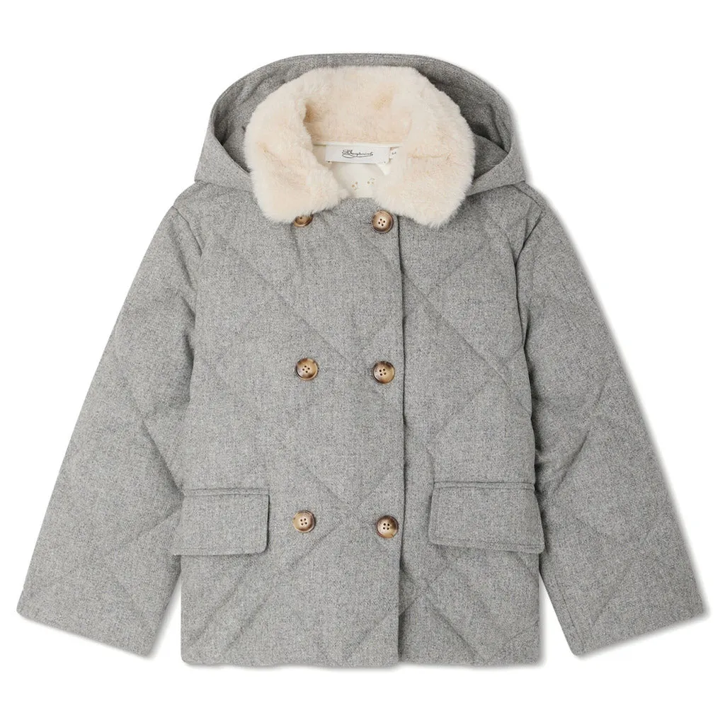 Bonpoint Modesty Double-Breasted Down Jacket