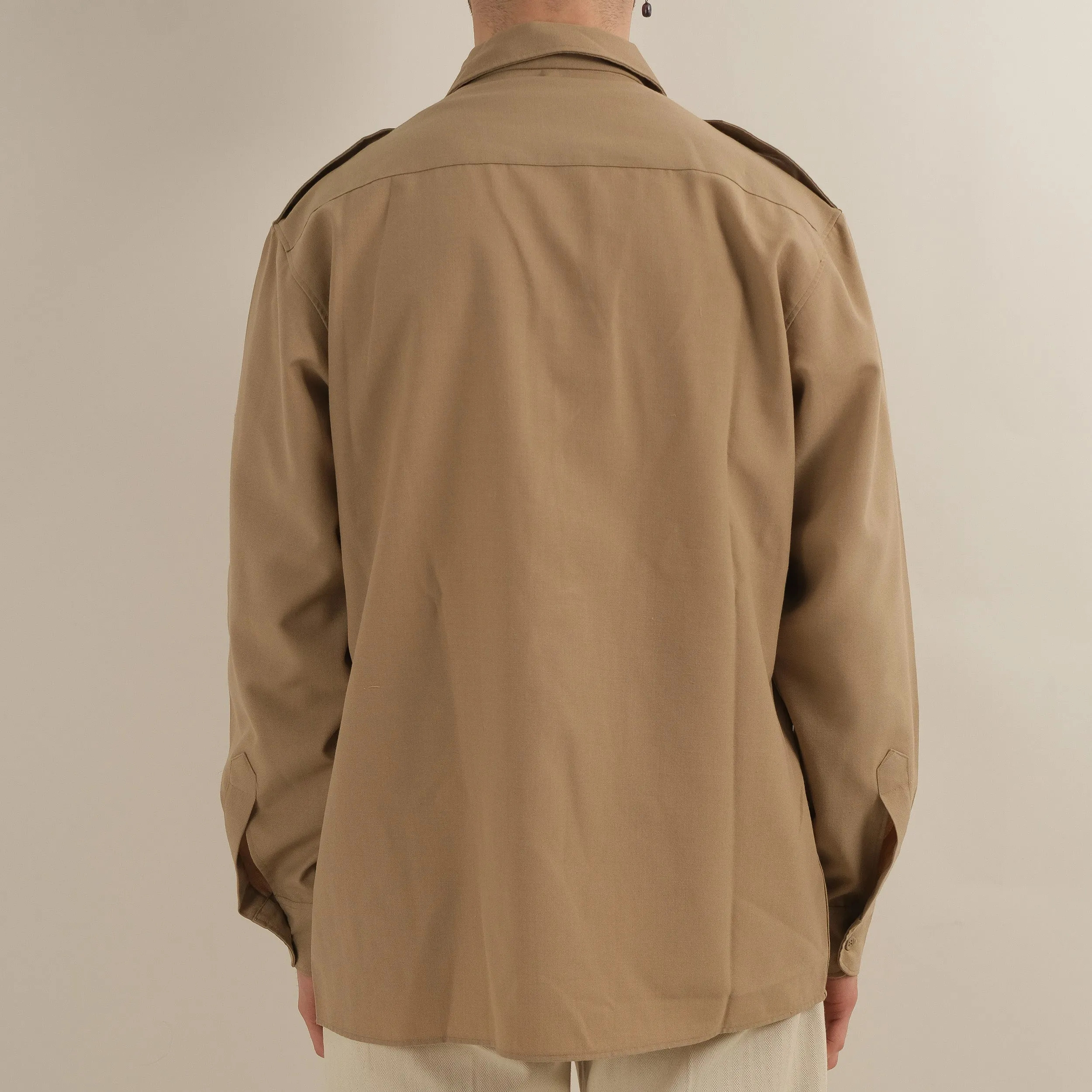 CAMP COLLAR SAFARI SHIRT