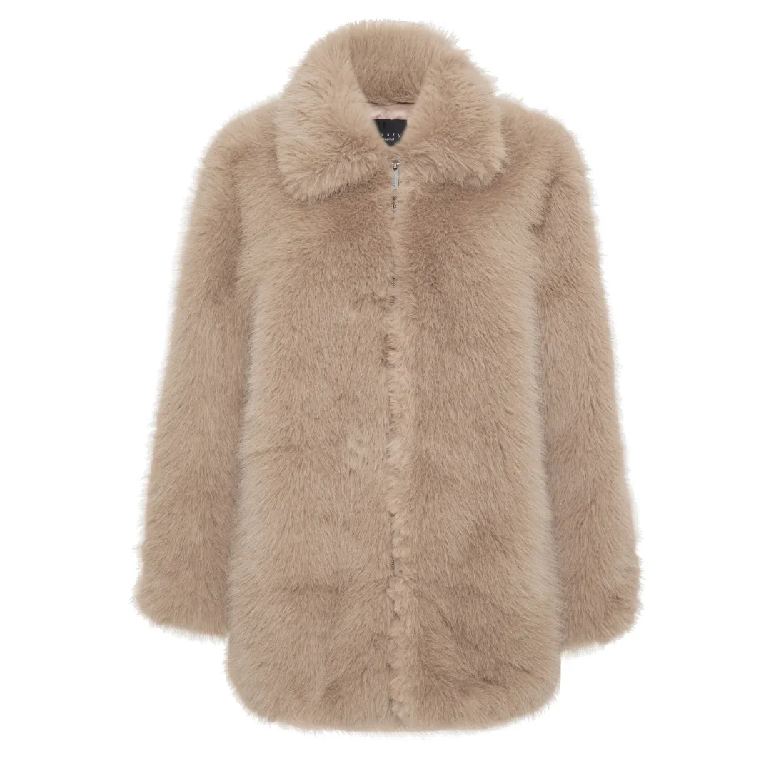 Carmen Fur Coat (Chocolate Sundae)