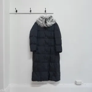 detachable fur collar down coat