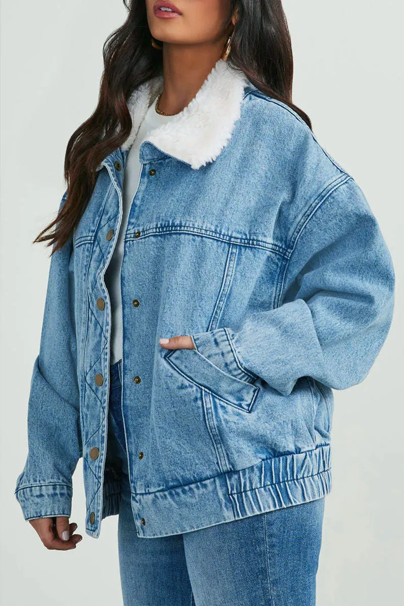 DJ0403 Oversized Denim Jacket