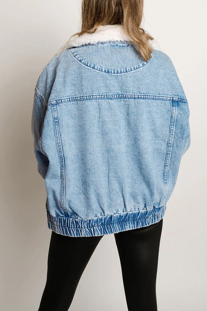 DJ0403 Oversized Denim Jacket