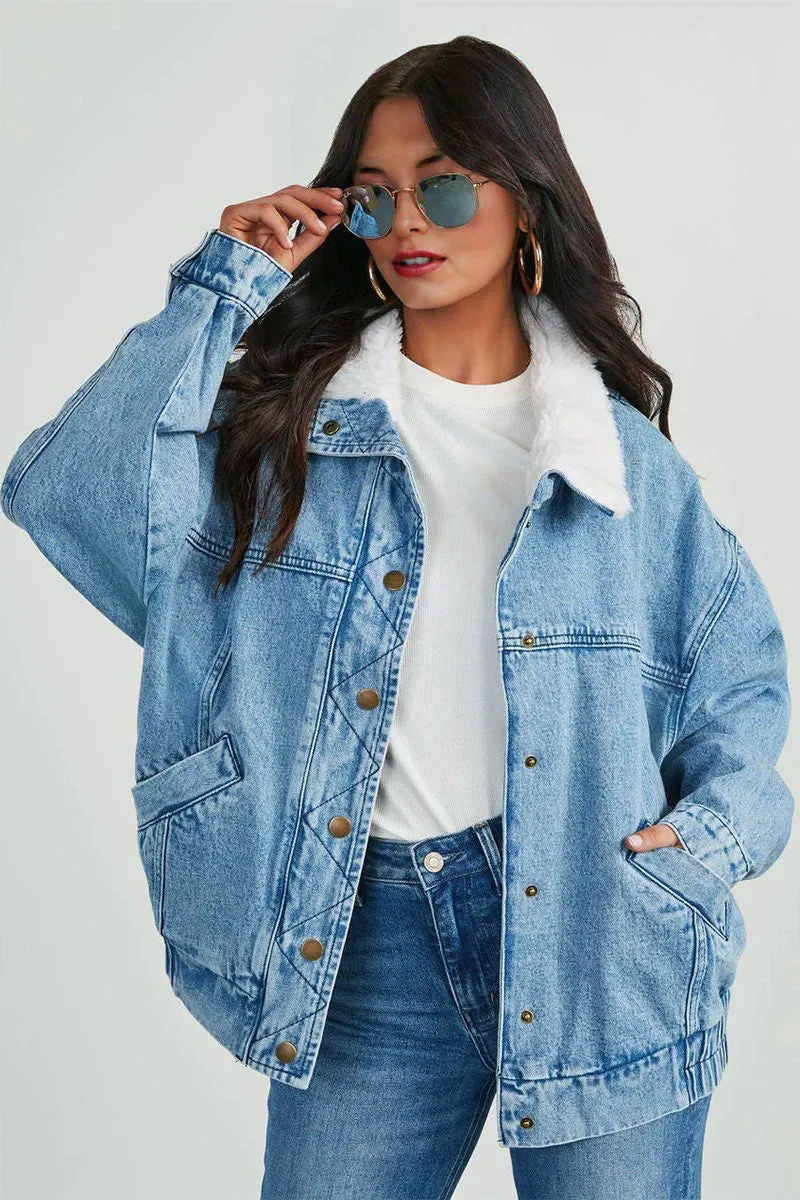 DJ0403 Oversized Denim Jacket