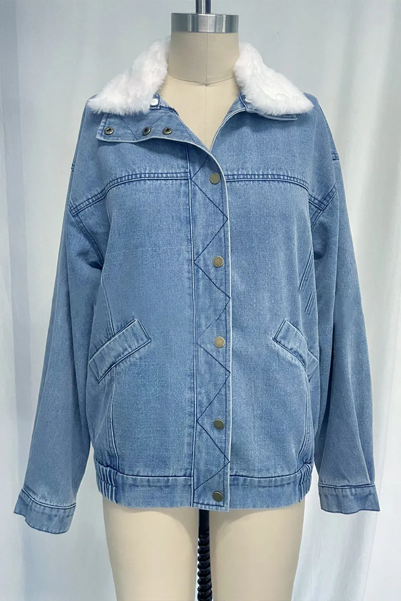 DJ0403 Oversized Denim Jacket