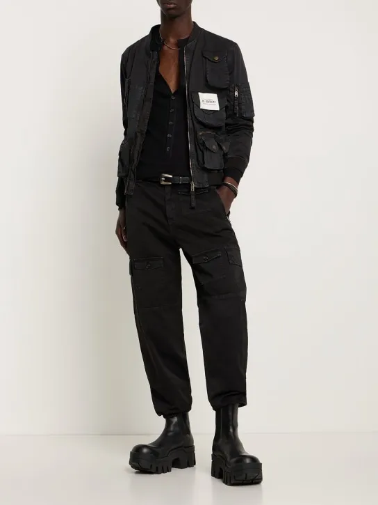 Dolce&amp;Gabbana   Garment-dyed stretch cotton blouson 