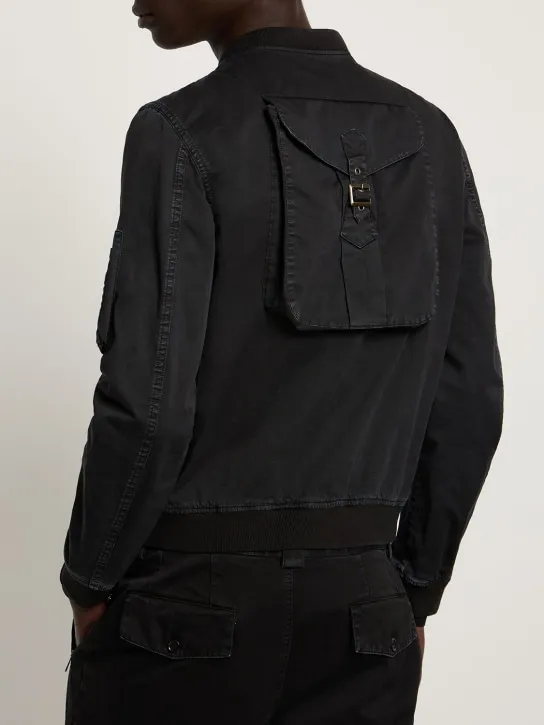 Dolce&amp;Gabbana   Garment-dyed stretch cotton blouson 