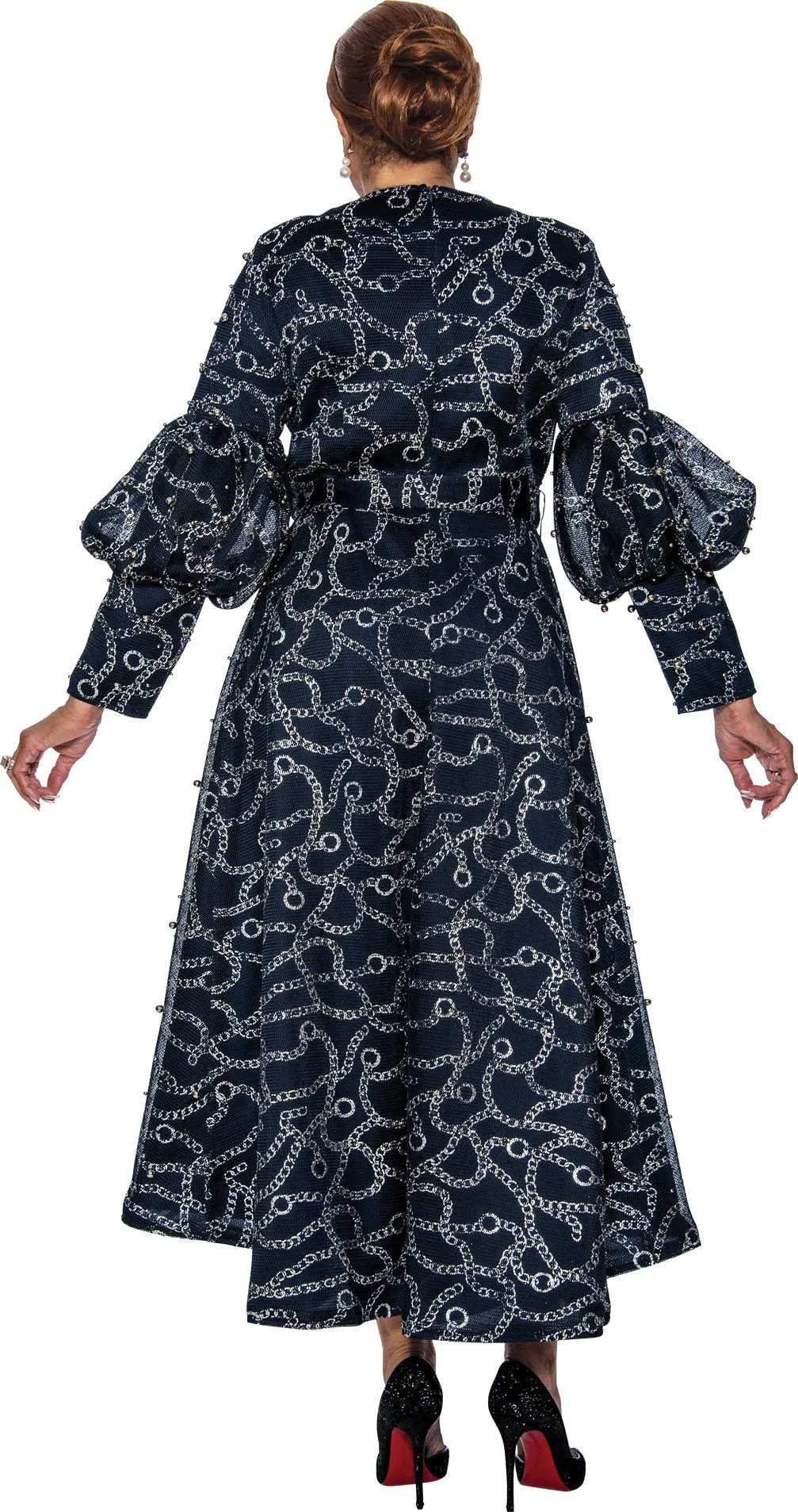 Dorinda Clark Cole Dress 5231-Purple/Gold