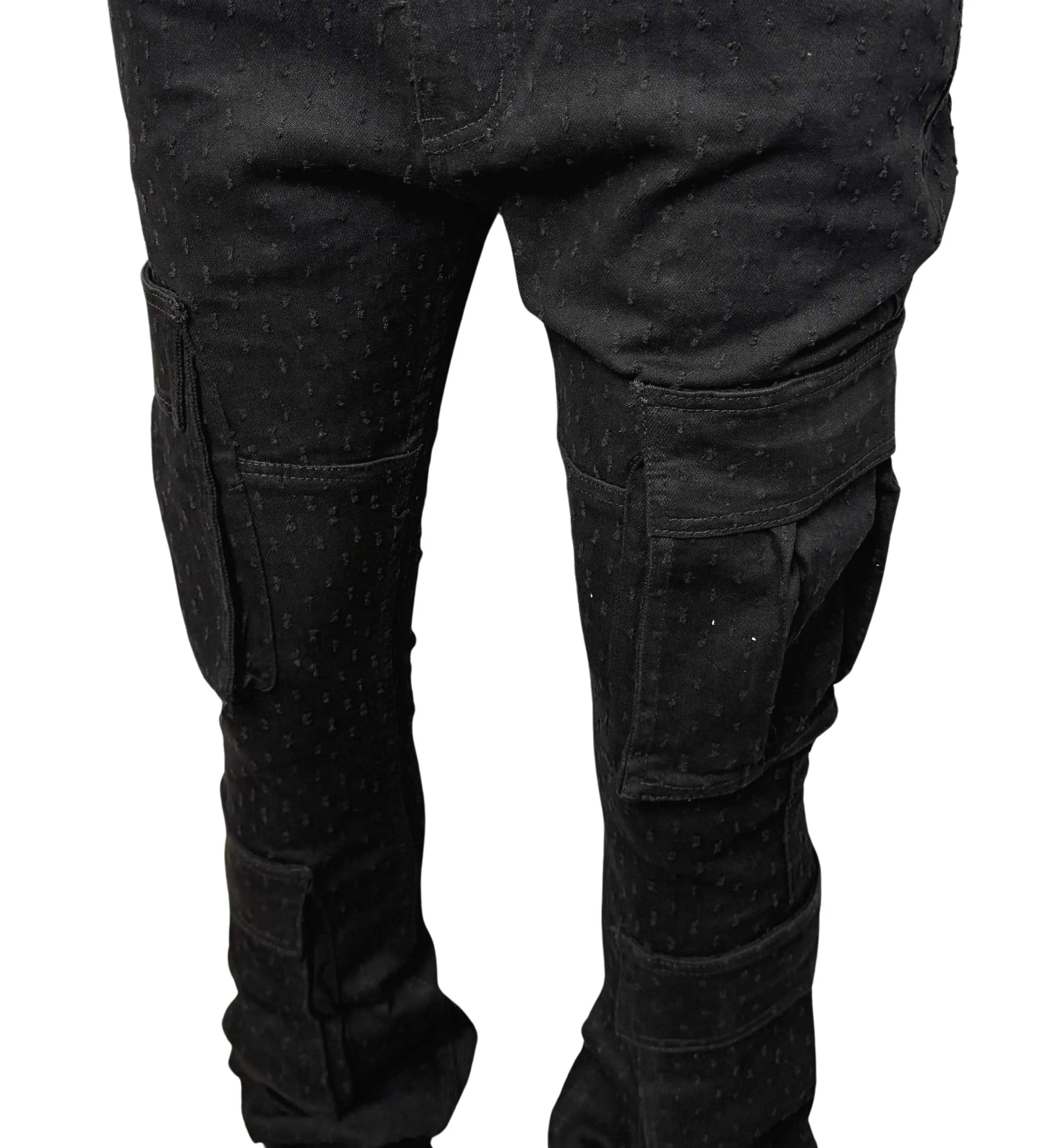 Dual  cargo flared pants
