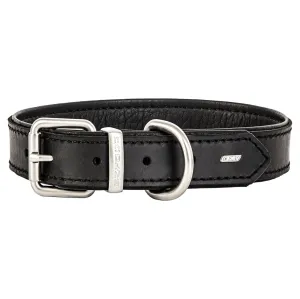 EZYDOG Oxford Leather Collar-Black