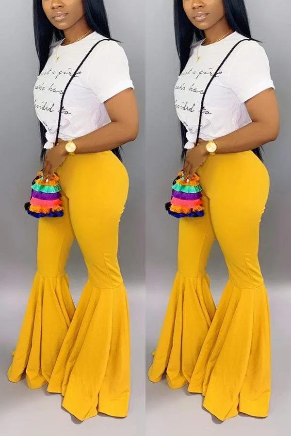 Fashion Casual Flared Pants