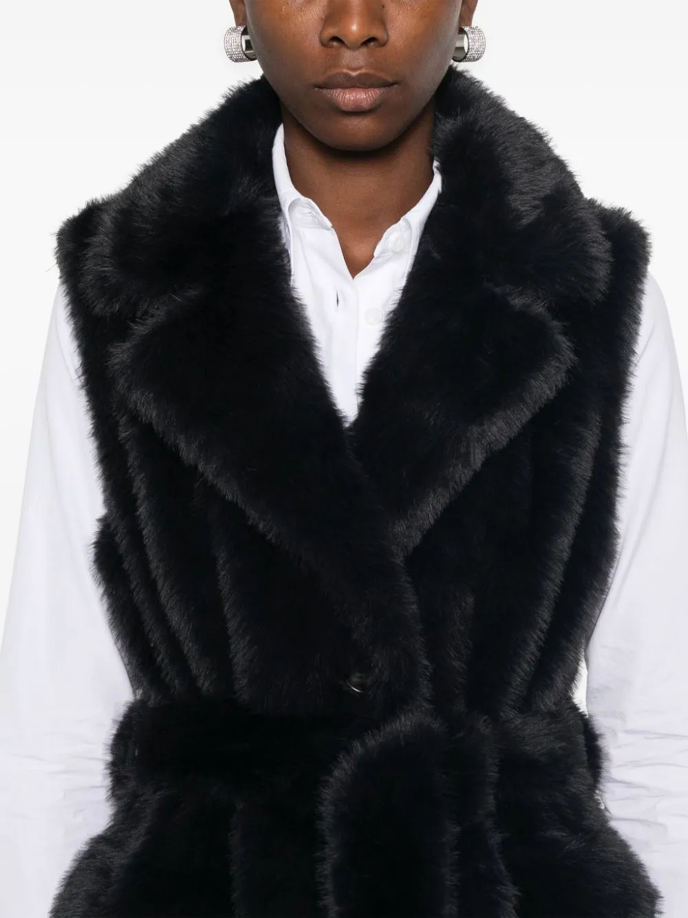 faux-fur coat