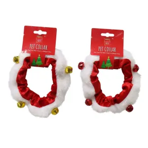 Festive Pet Collar with Nutbells Assorted