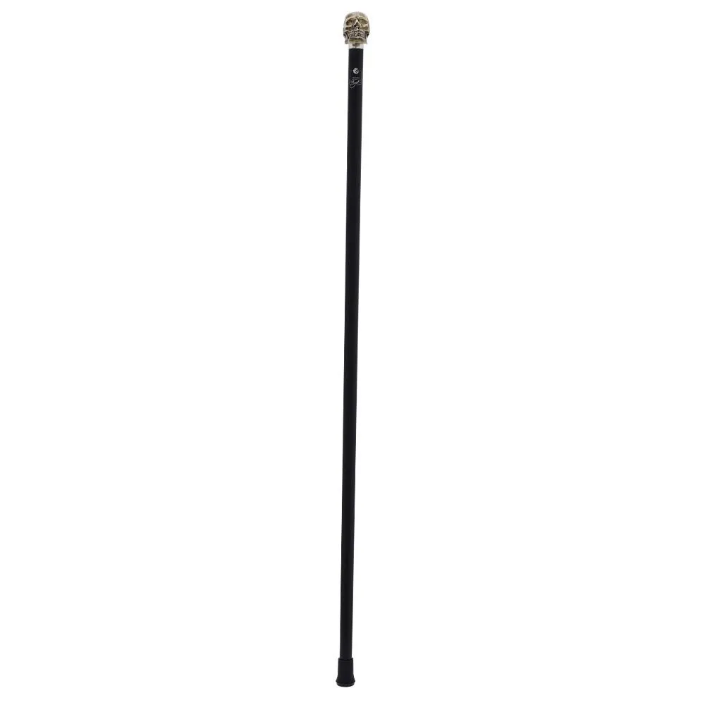 French Faux Bone Skull Sword Stick: Carbon Fiber Shaft