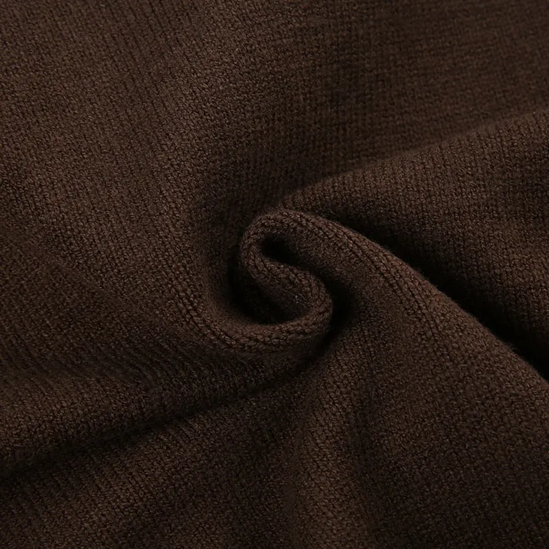 Fur Trim Collar Sweaters Zipper Jacket