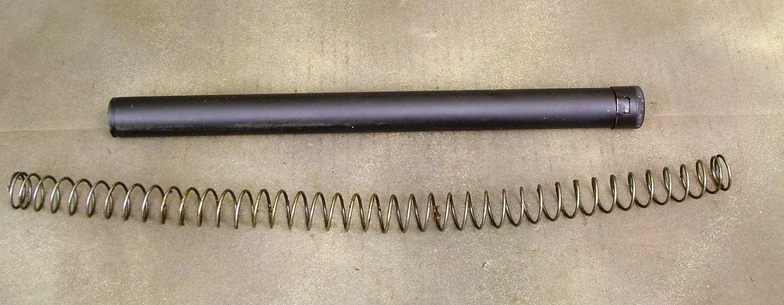 German MG 34 Spare Recoil Spring Tube w/ Original Spring Included