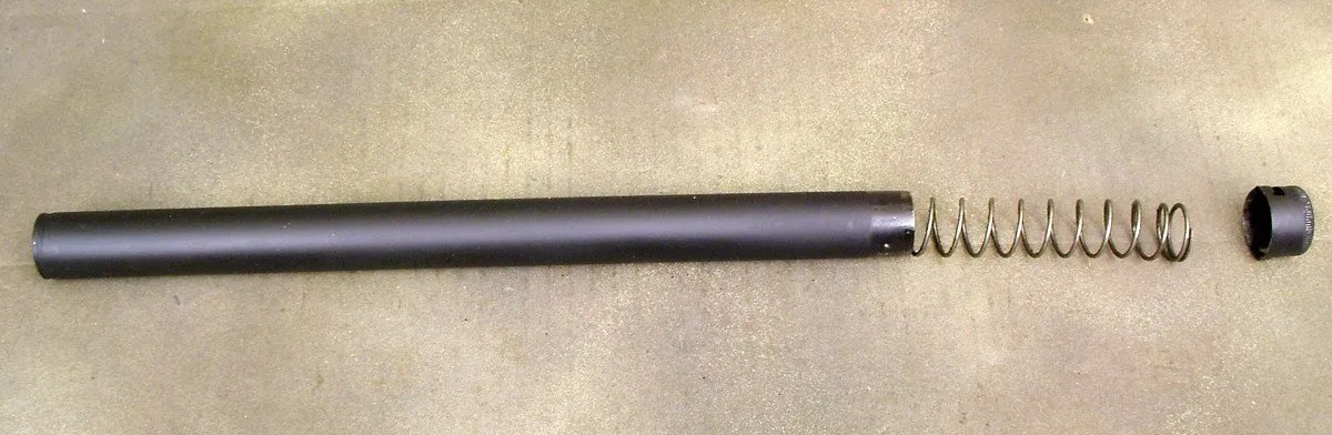 German MG 34 Spare Recoil Spring Tube w/ Original Spring Included