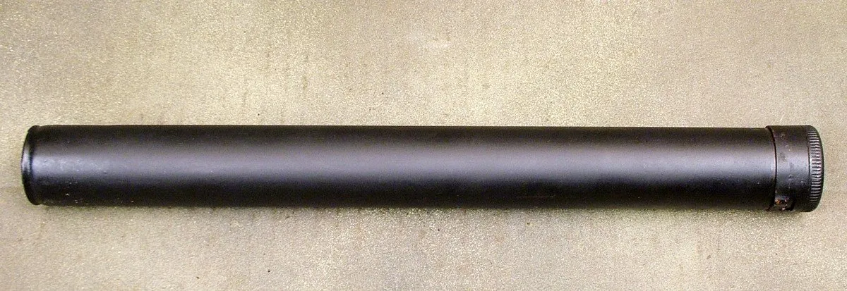 German MG 42 Spare Recoil Spring Tube w/ Original Spring Included