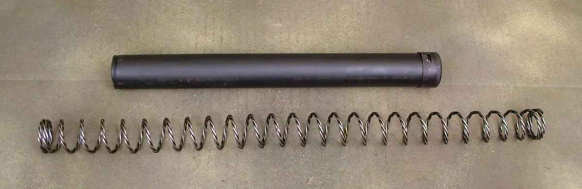 German MG 42 Spare Recoil Spring Tube w/ Original Spring Included