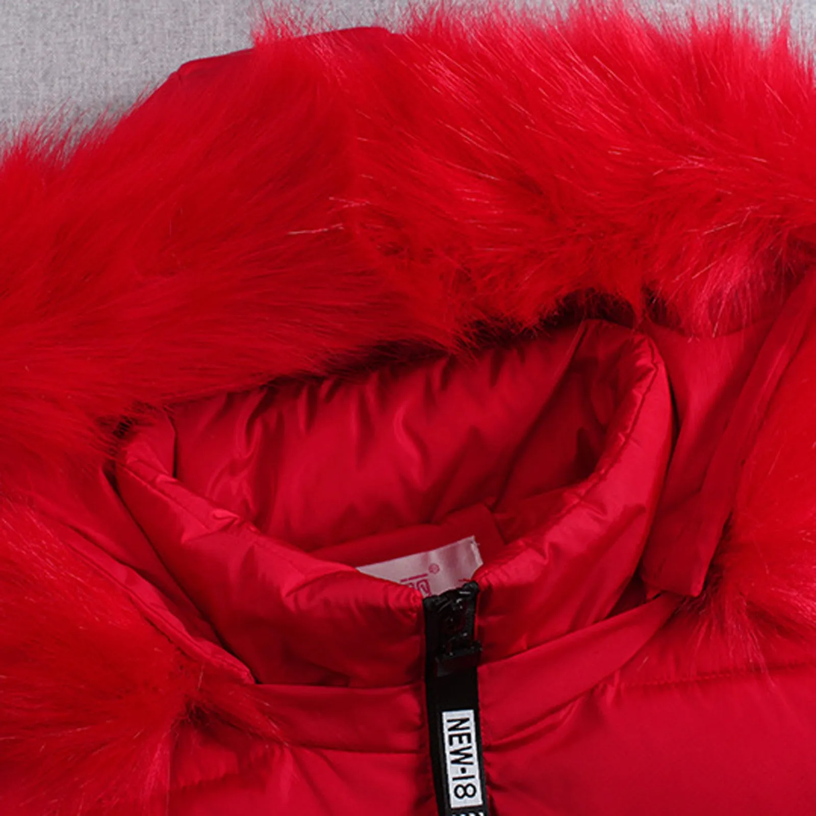 Hooded Fur Collar Padded Jacket