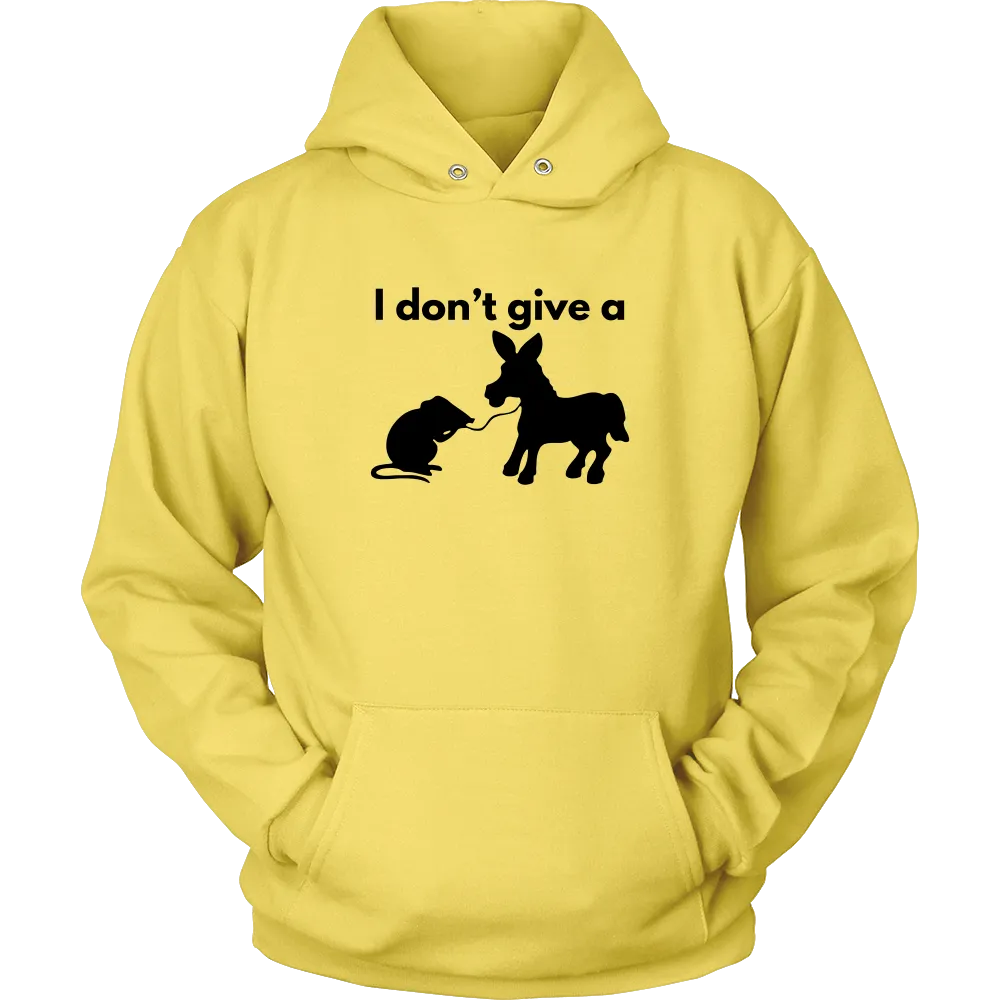 I Don't Give a Rat's Ass - Black Lettering T-shirt