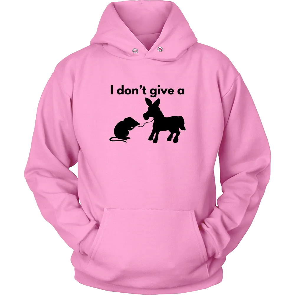 I Don't Give a Rat's Ass - Black Lettering T-shirt