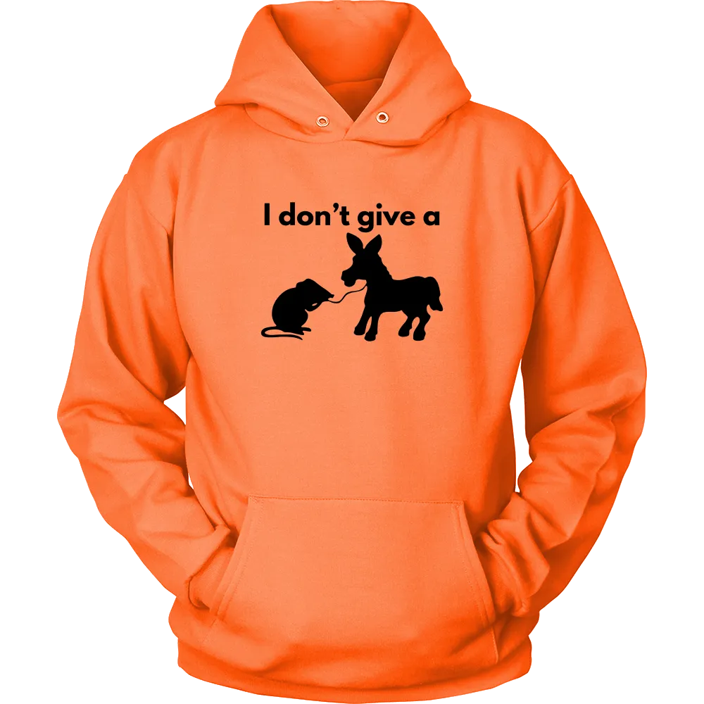 I Don't Give a Rat's Ass - Black Lettering T-shirt