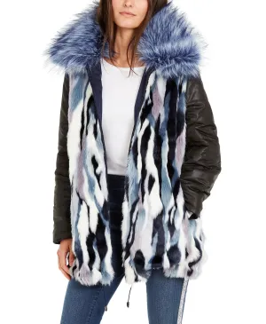 INC Reversible Faux-Fur Anorak Jacket