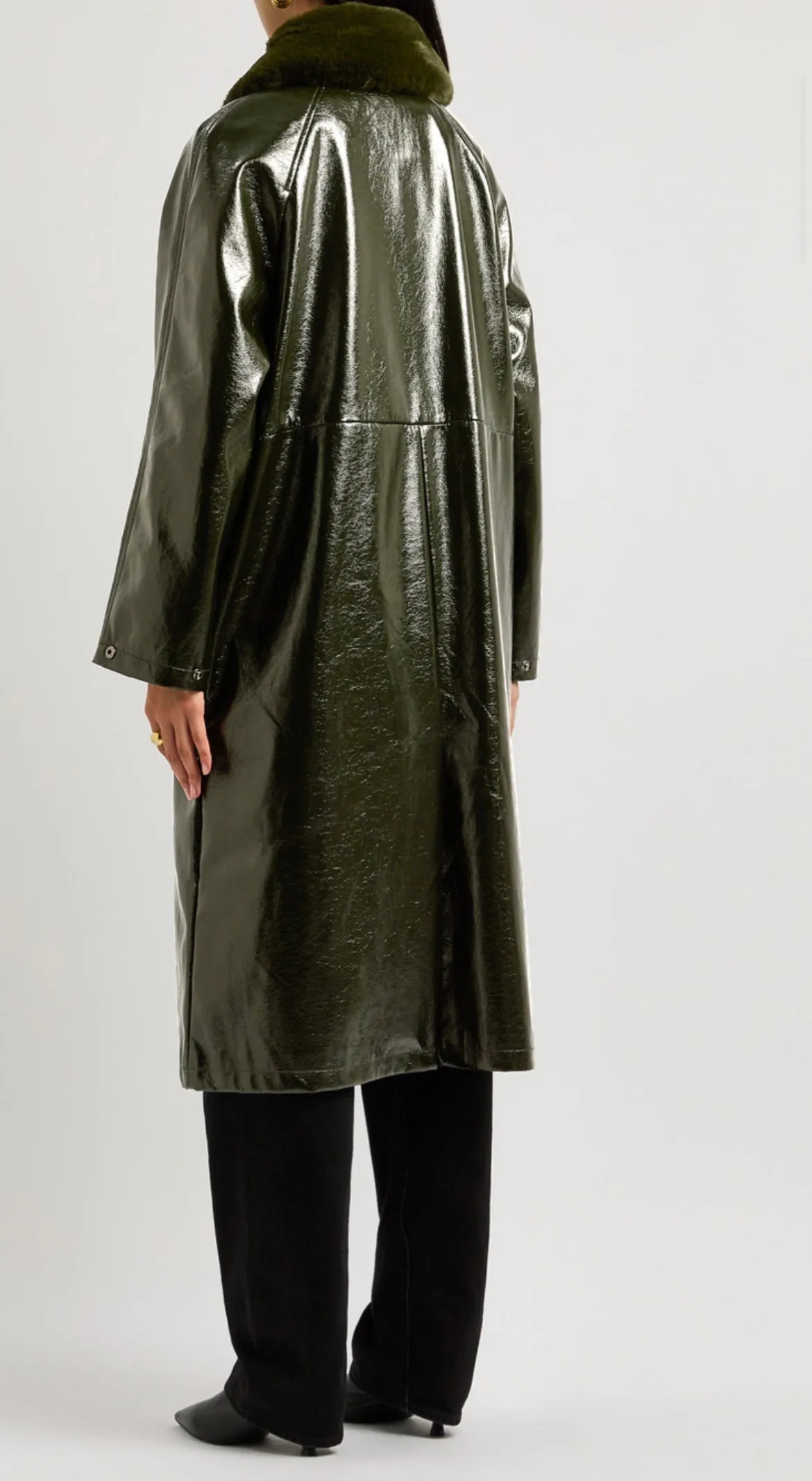 Jakke Lumi Rain Mac - Forest Green