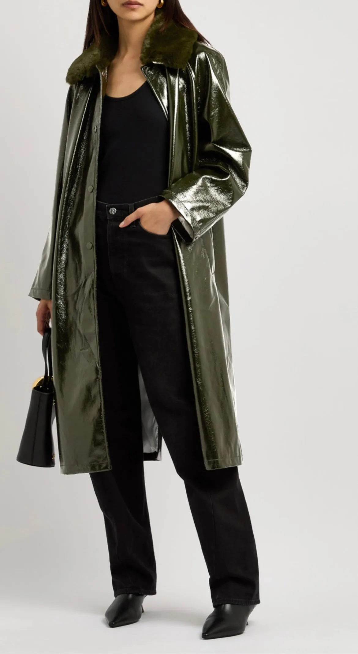 Jakke Lumi Rain Mac - Forest Green