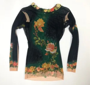 Jean Paul Gaultier Floral Top