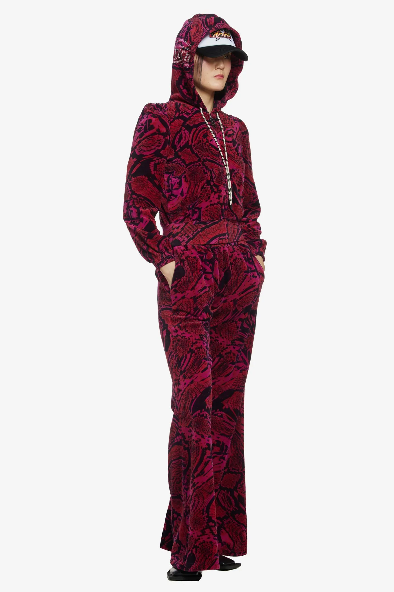 JUICY PSYSNAKE FLARED SWEATPANTS