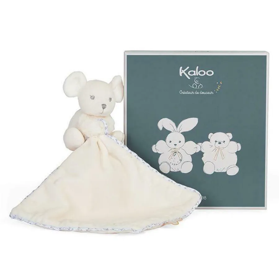 Kaloo Perle Hug Doudou Mouse - Cream