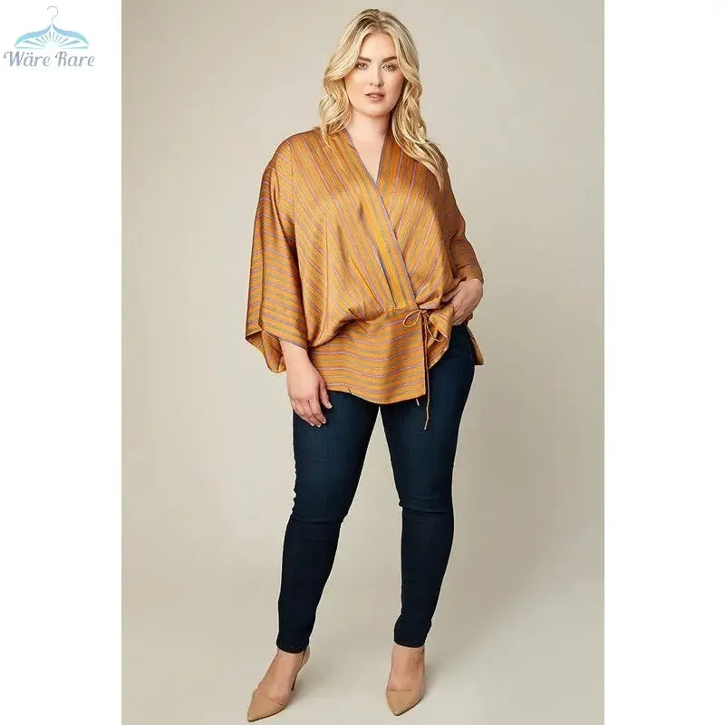 Kimono-Size Wrap Top