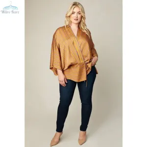 Kimono-Size Wrap Top