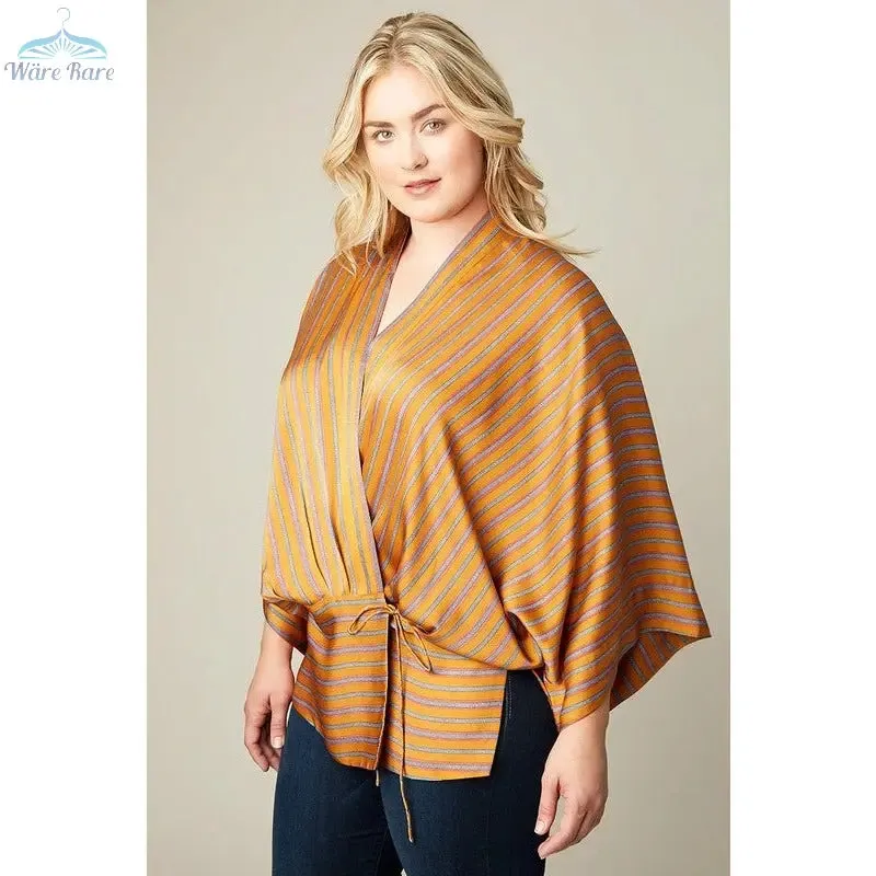 Kimono-Size Wrap Top